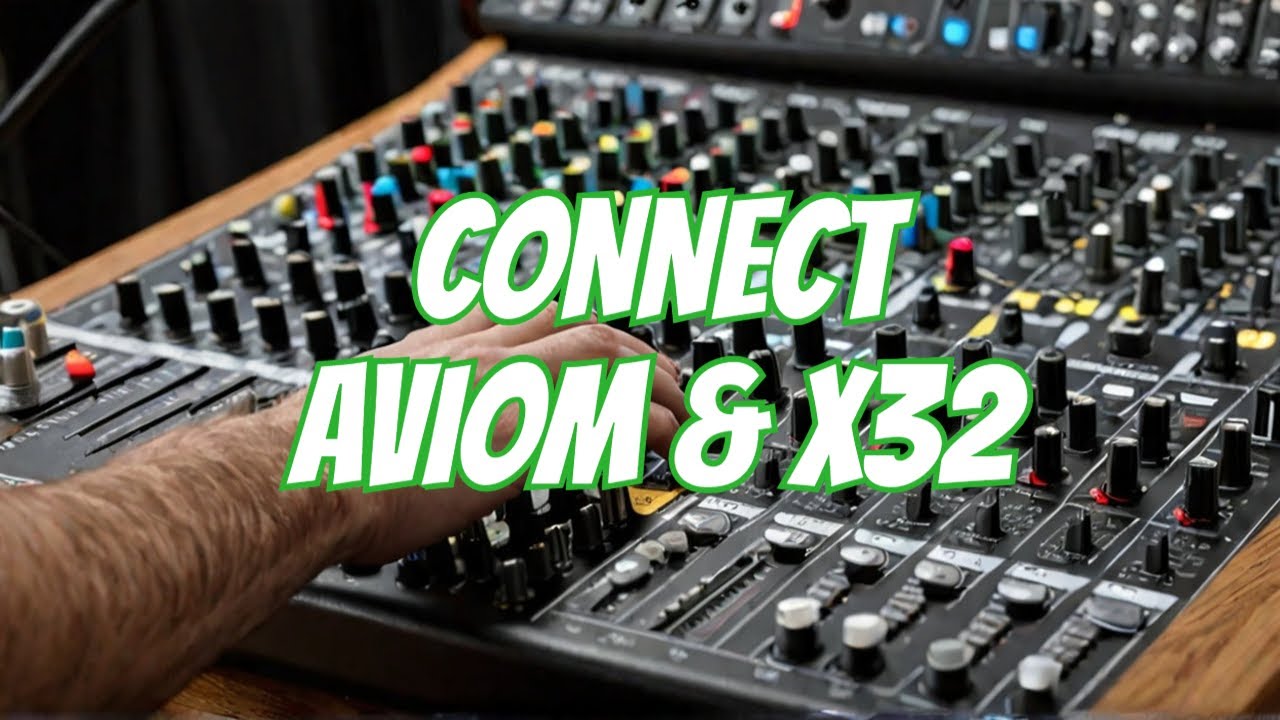 Connect Aviom 16ii to Behringer X32 Live Professor Tips YouTube