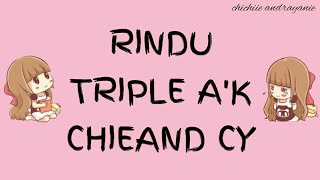 TRIPLE A'K_rindu || lagu galau || video lirik animasi