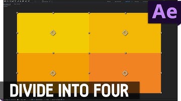 Tutorial 23: After Effects Composition into 4 Equal Shapes or Comps ✔