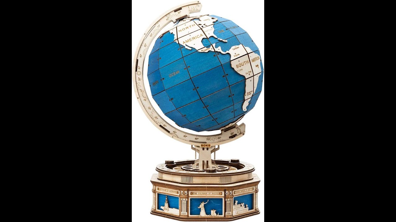 Puzzle meccanico 3D - ROKR - Farfalla meccanica blu