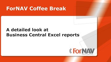 A detailed look at Business Central Excel reports
