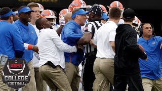 No. 14 Florida outlasts Vanderbilt after benches-clearing scuffle | College Football Highlights