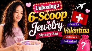 Satisfying ASMR Unboxing Valentina's 6-Scoop Mystery Jewelry Bag 👀 Necklaces & Bracelets Only! ✨