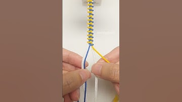 How to Tie the Knot | Easy Macrame & Bracelet Tutorial  #shortstutorial #diy #macrame #knotting