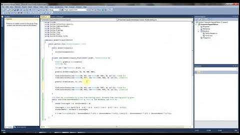 C# Graphics - Draw Geometric Square Patterns or Spiral Square using Visual Studio Windows forms