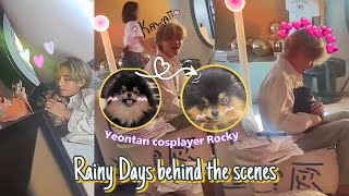 Yeontan Cosplayer Rocky || Rainy Days MV Behind the Scenes || Taehyung's solo album.