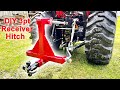DIY easy homemade 3pt tractor tow bar with demo! Branson 2515H Farmers Equipment Cat 1 Compact
