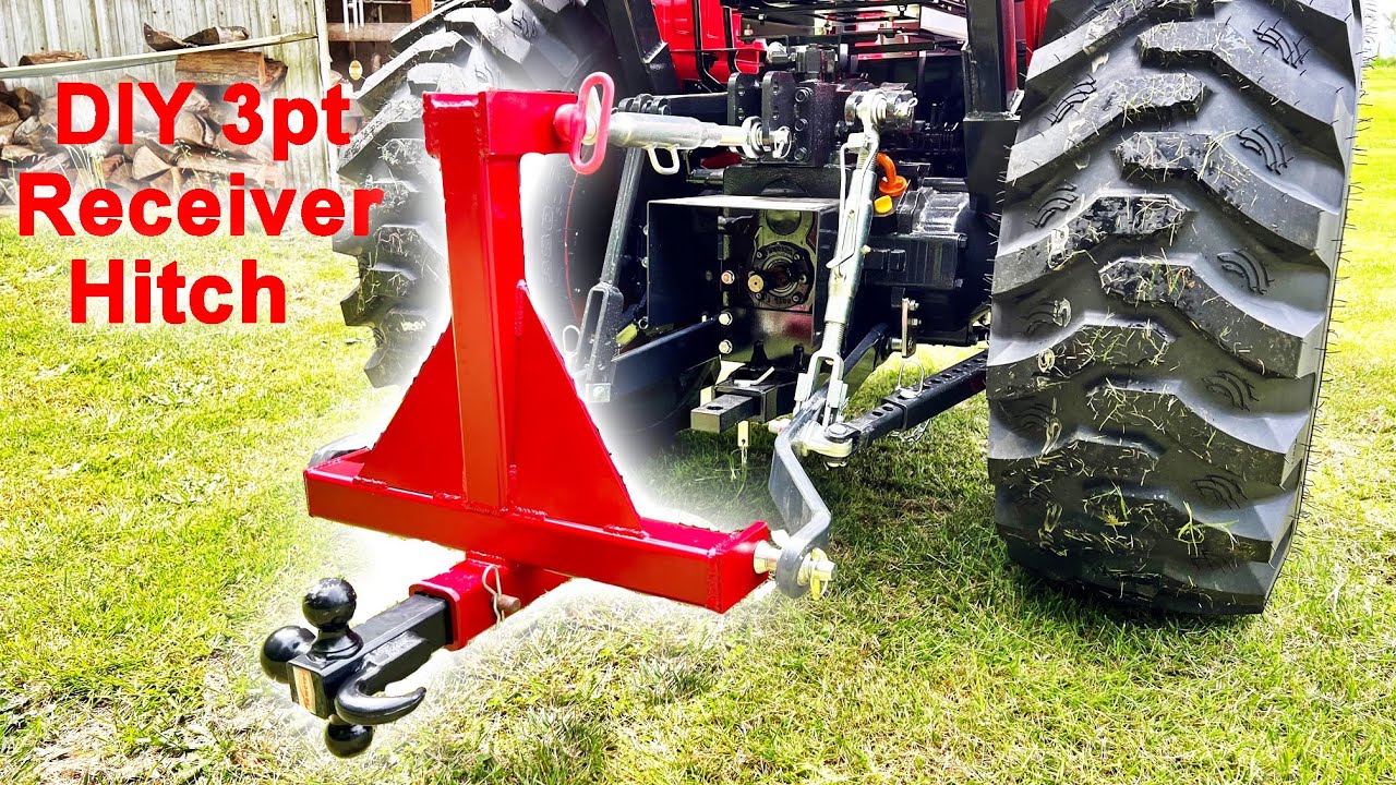 DIY easy homemade 3pt tractor tow bar with demo! Branson 2515H Farmers