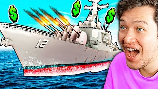 ¡GASTÉ $1,000,000,000 en el BARCO MÁS PODEROSO de ROBLOX!!! 💥🤑 (SHIP MERGE SIMULATOR) screenshot 3