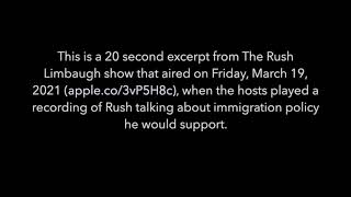 Famous Rush Limbaugh Immigration Clip Net Worth