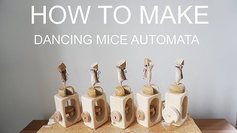 dancing mice with cheese wood automata tutorial