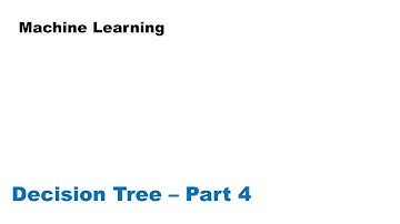 Decision Tree - part 4