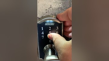 schlage fe695 code change remove or creat a new code
