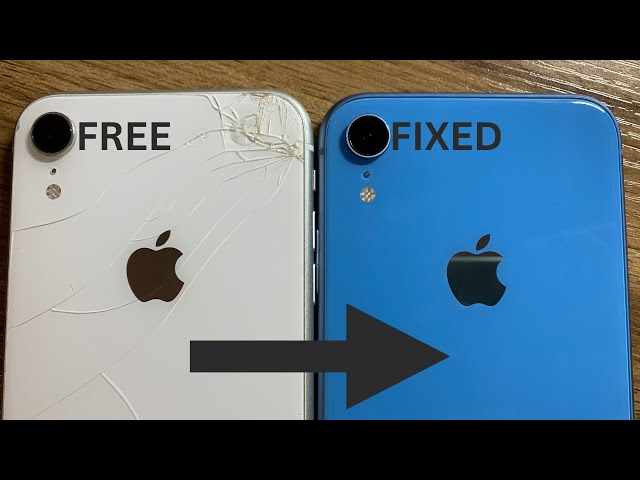 I Fixed The Free Broken iPhone XR! - YouTube