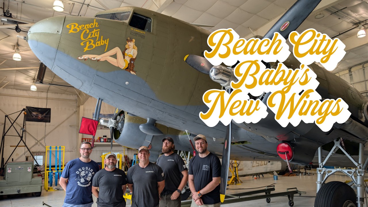 Getting 'Beach City Baby' Ready to Fly Again - C-53 Skytrooper Tour