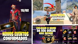ROUPA EVOLUTIVA E PUNHO 2 CORES DE VOLTA, NOVOS MAPAS E SKINS, ATUALIZAÇÃO OB48 FREE FIRE E MAIS!!