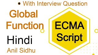 Celebrity Es6 tutorial in Hindi #11 New Global Function | isNan | isFinite Profile