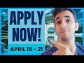 Currently Open Scholarships for International Students - April 15 - 21