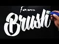 Tutorial pincel de espuma, how to make foam brush! (cartucho de impressora queimado)