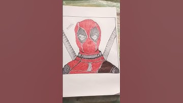 I Draw a  Deadpool Sketch 🔥 | Epic Pen Art Reveal | #deadpool #drawing #shorts