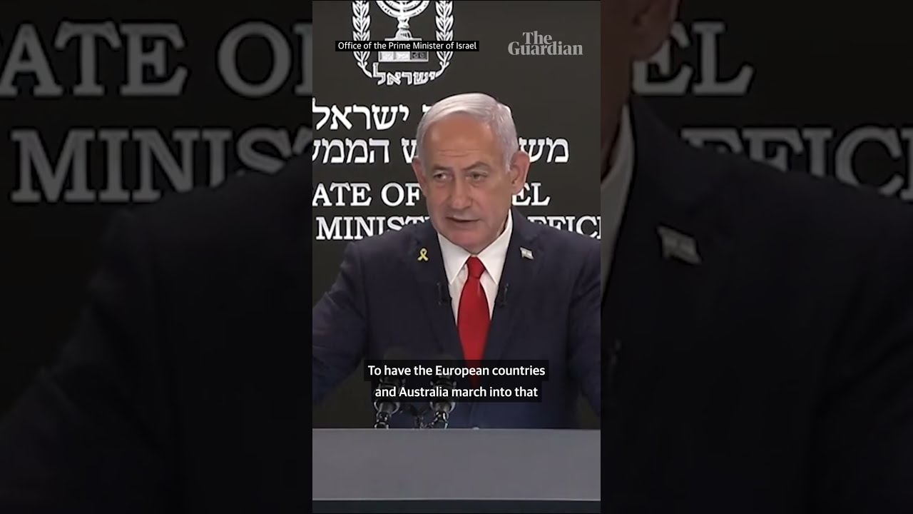 Netanyahu Says Australia Recognising Palestine Would Be Shameful 