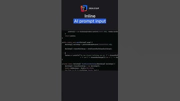IntelliJ IDEA 2024.3 EAP: Inline AI Prompt Input