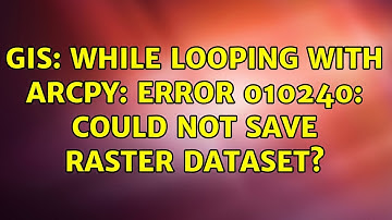 GIS: While looping with arcpy: ERROR 010240: Could not save raster dataset?