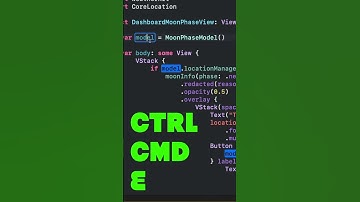 Xcode Tip - How to Edit All In Scope #swiftui #ios #softwaredeveloper