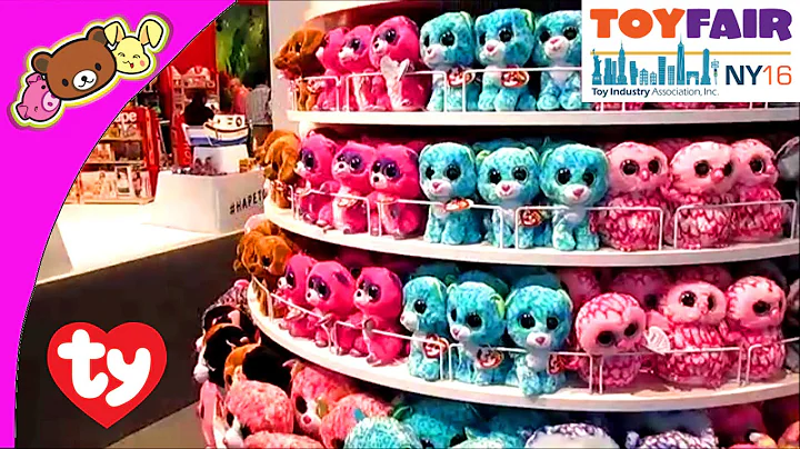 TY Beanie Babies, Beanie Boos, Peek-a-Boos, and More Cute Plush Toys at New York Toy Fair 2016!