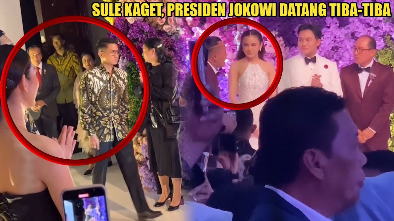 SPONTAN Sule Kaget, Presiden Jokowi dan Ibu Iriana Kondangan Ke Nikahan Rizky Mahalini