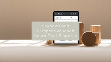 How to use Shadows and Perspective on a Mood Board | Style Sourcebook