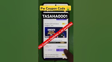 Pw Shreshth Gate 2028 batch discount Coupon code | Pw Coupon code for Shreshth gate 2028 batch #pw