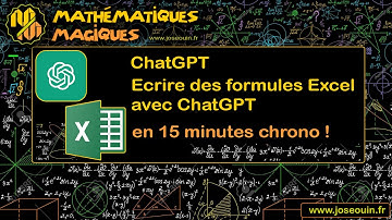 🛩️ ChatGPT : Ecrire des formules Excel avec ChatGPT