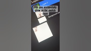 POV: you accidentally drew on the sketch layer 🤦‍♀️ #procreate #digitalart #relatable #shorts #art
