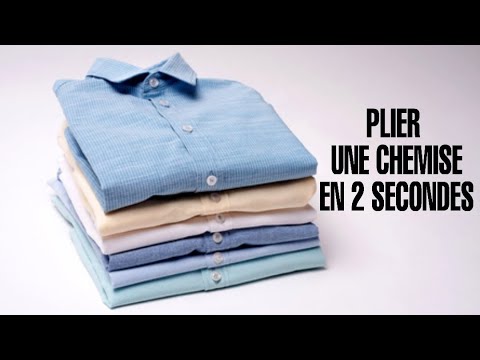 Comment plier une chemise ? - YouTube