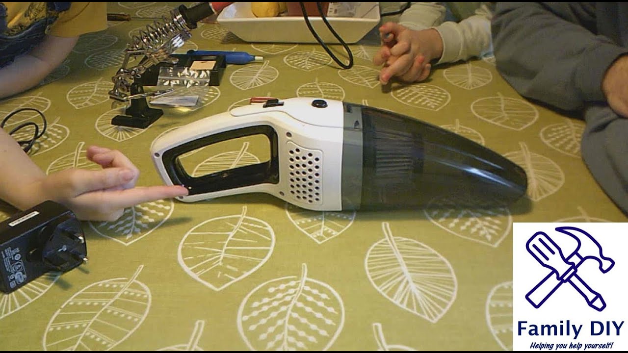 Inside a Hand Vacuum - Fix vs Salvage Free Electronics & Project