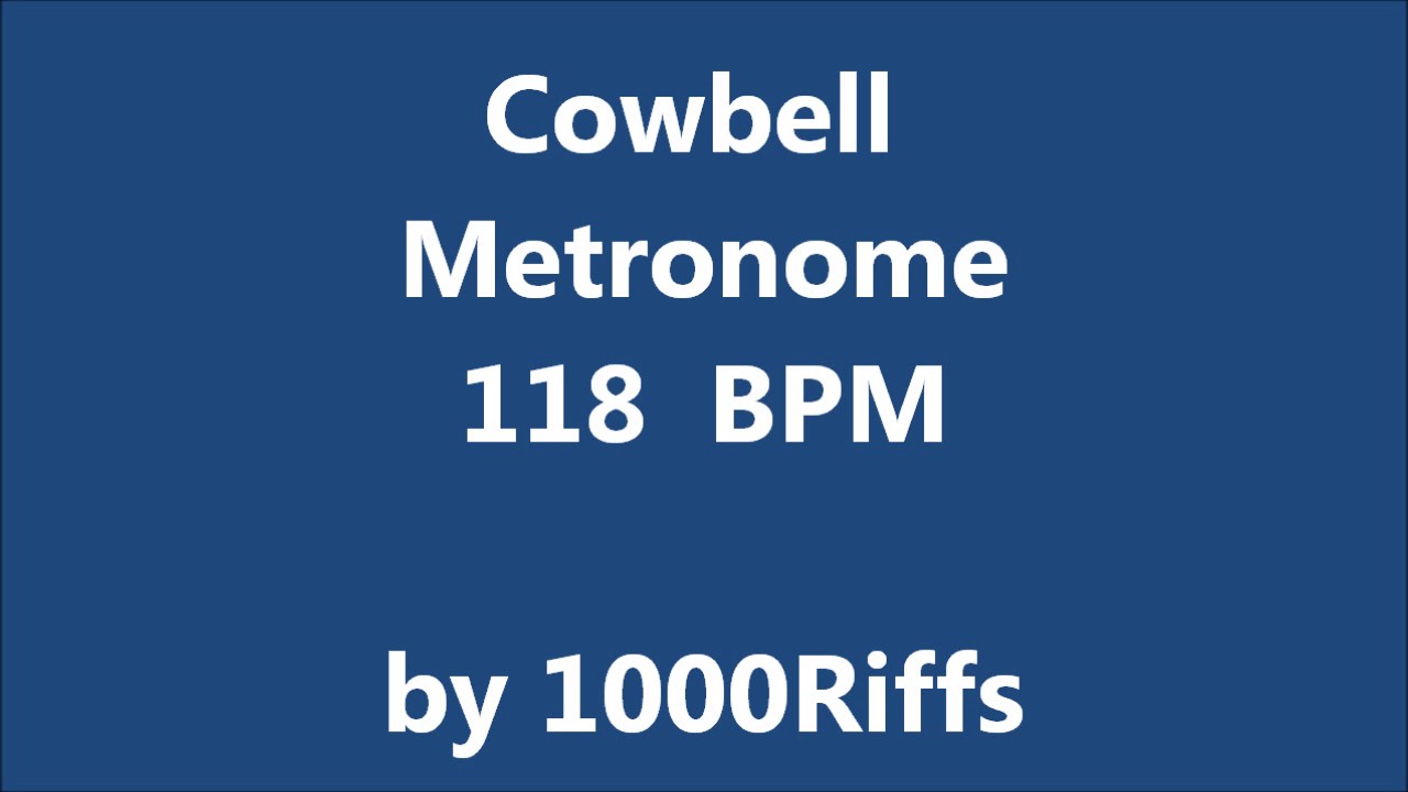 118 bpm metronome