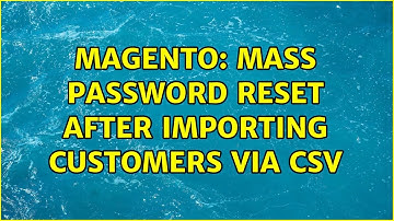 Magento: Mass password reset after Importing customers via CSV