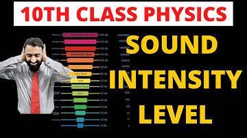 10th Class | Physics | Chapter 11 | Sound Intensity Level | 10 Class Physics | Chapter 2 | Lec.07