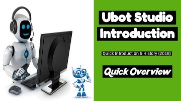 Ubot Studio : Quick Introduction & History (2018)