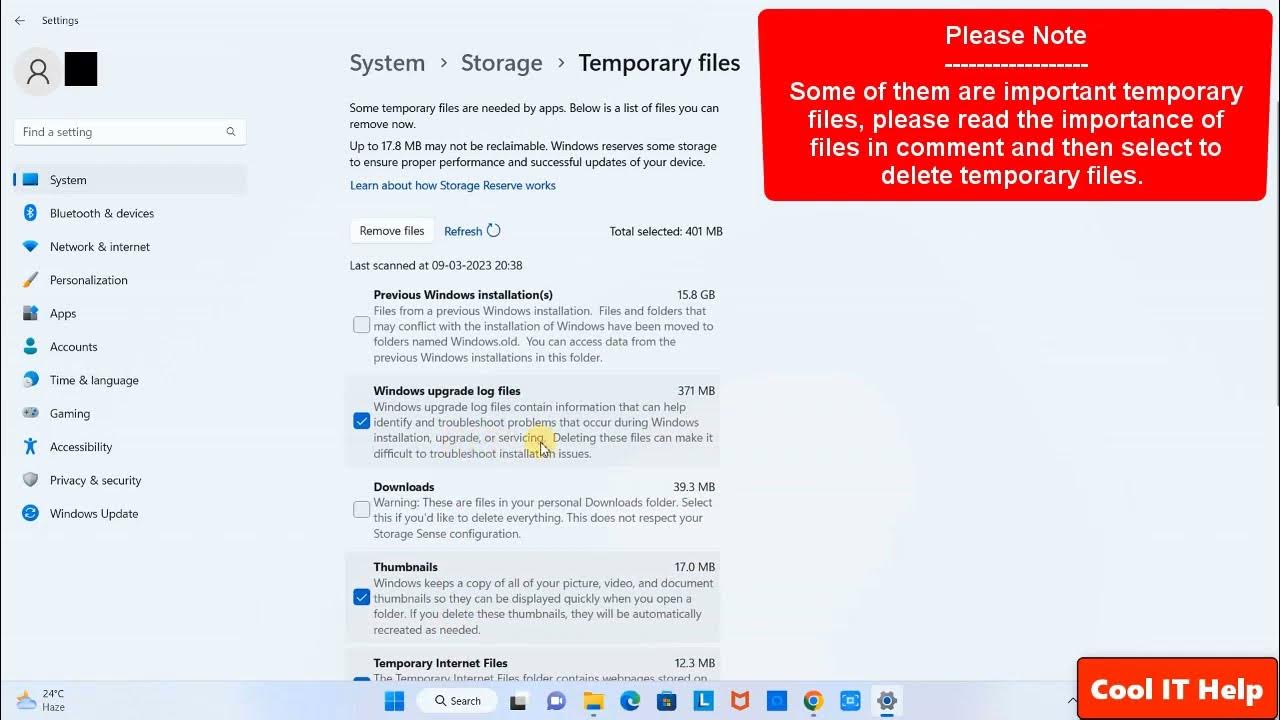 how-to-delete-temporary-files-on-windows-11-youtube