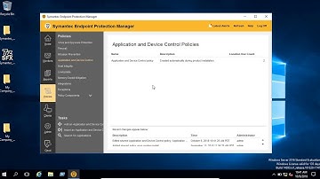SEPM policies - application & device control (Hindi)