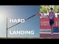 High Jump. Hard Landing