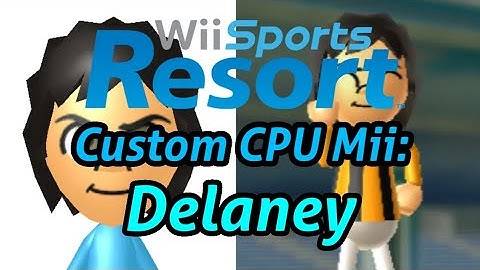 Wii Sports Resort: Custom CPU Mii - Delaney