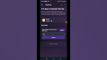 5 AI Apps To Automate Your Day Tapswap Video Code | 29 October Tapswap Video Code