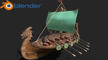 Learn to Make Viking Longship in Blender 2.9