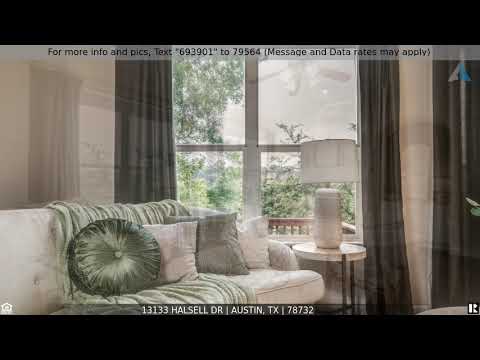 13133 Halsell DR, Austin, TX home video tour