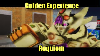 Golden Experience Requiem Showcase in JJTDE : E !