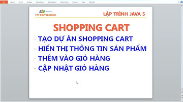 SOF3021 Java5 Hướng dẫn tạo giỏ hàng Shopping cart trong java spring boot P3