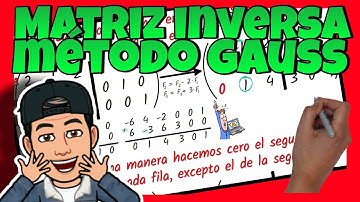 🔴 MATRIZ INVERSA | Método GAUSS JORDAN